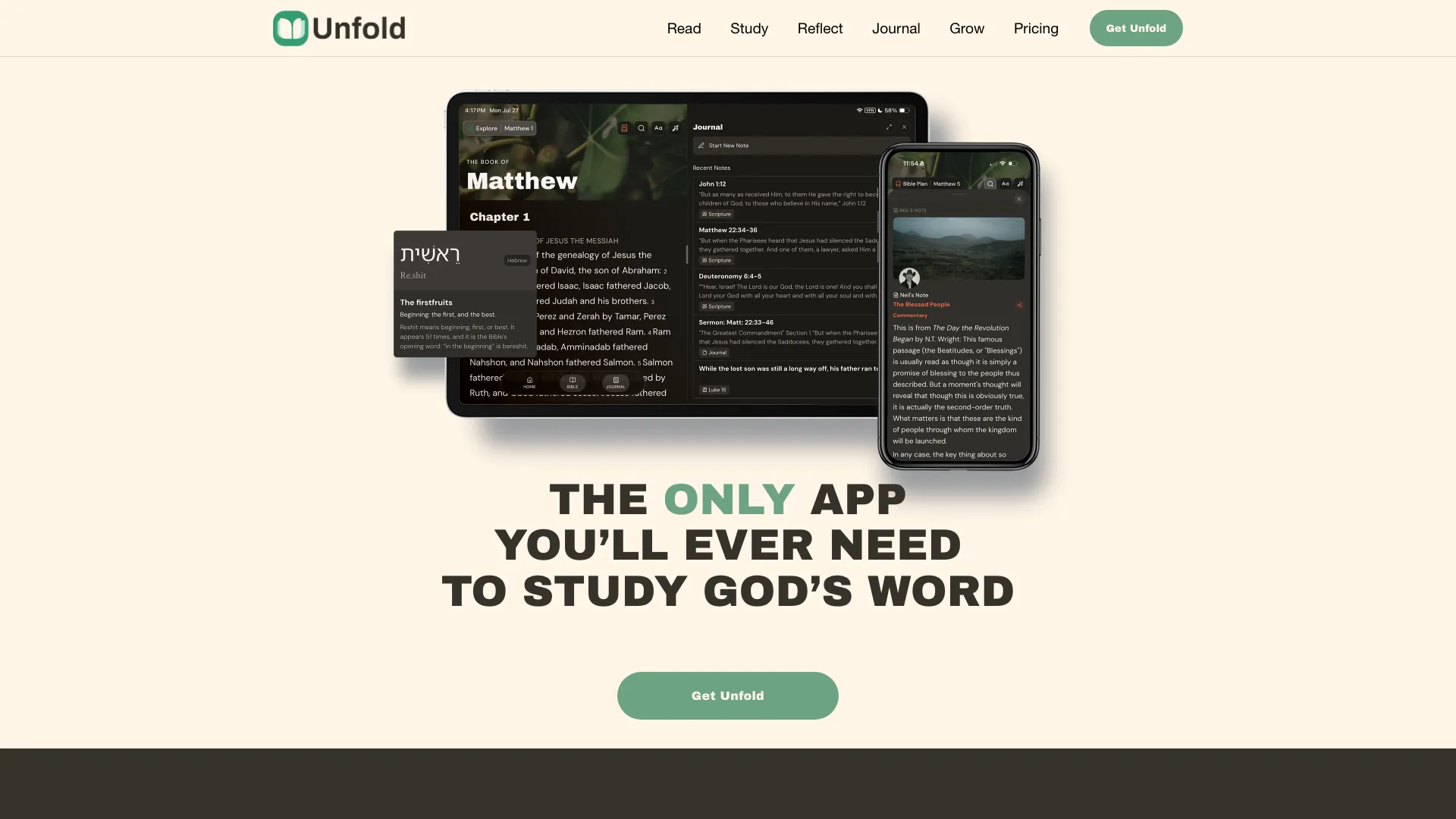 Unfold Bible — Neil Broere