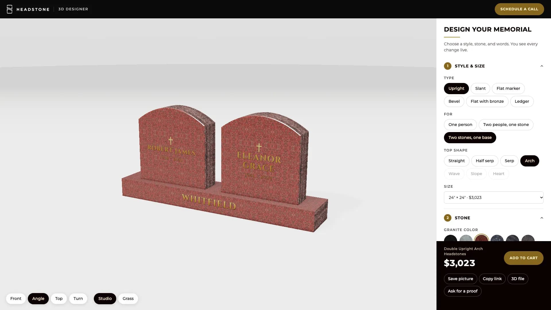 Headstone — image 1