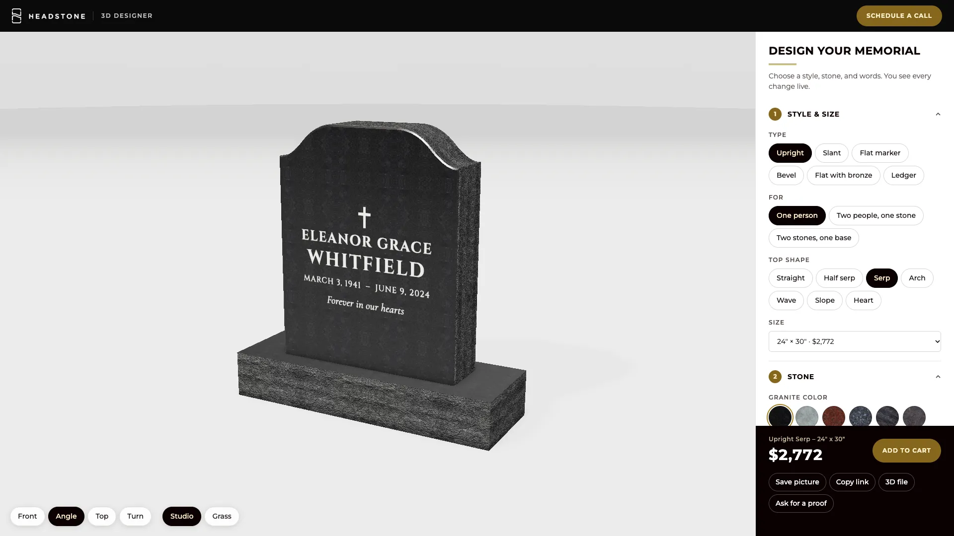 Headstone — Headstone, a joint venture